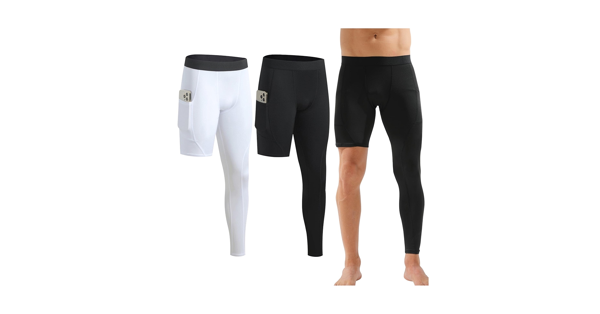 Amazon.com: Blaward 2 Pack Compression Pants Men Basketball