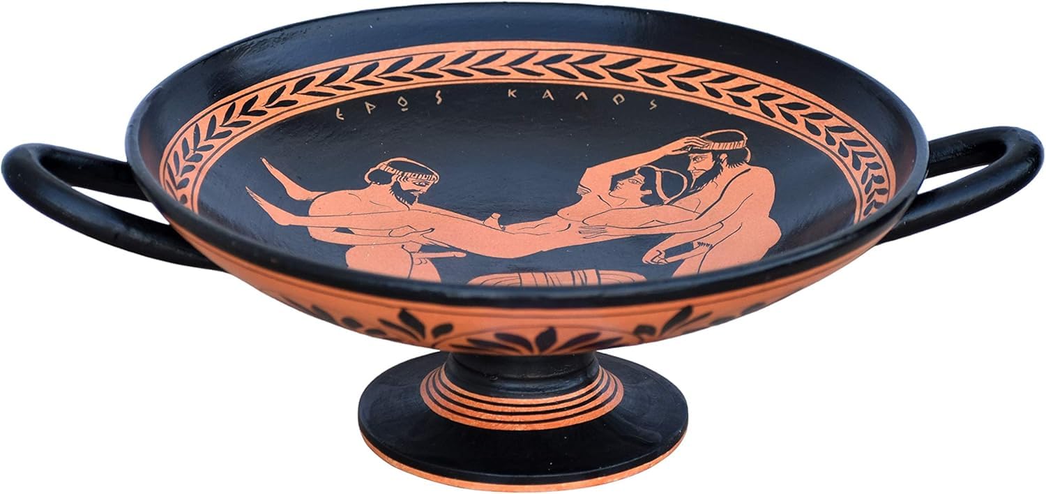 Homosexual Love Gay Antike griechische Keramikvase Kylix