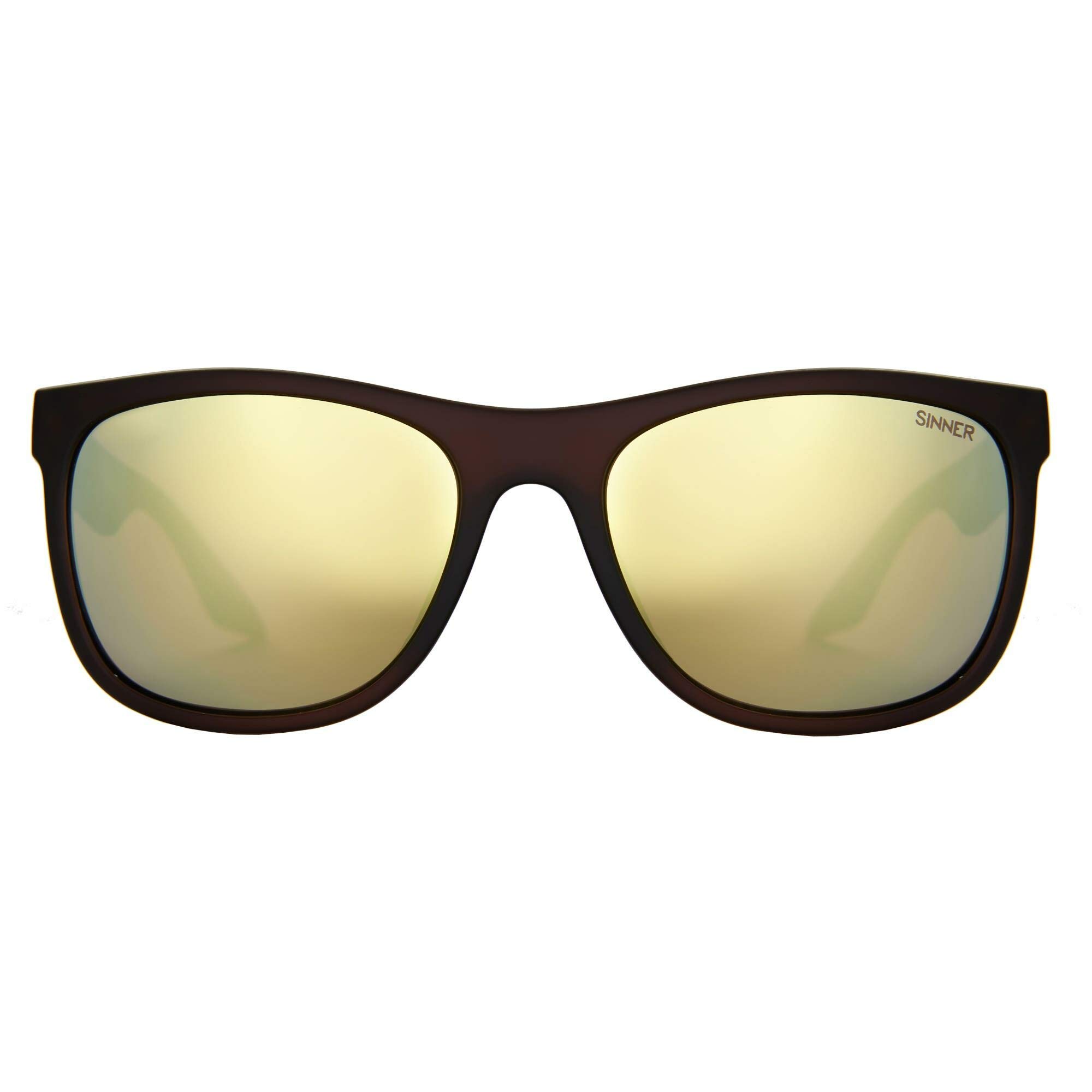 SINNER Rockford Sunglasses, Brown, One Size