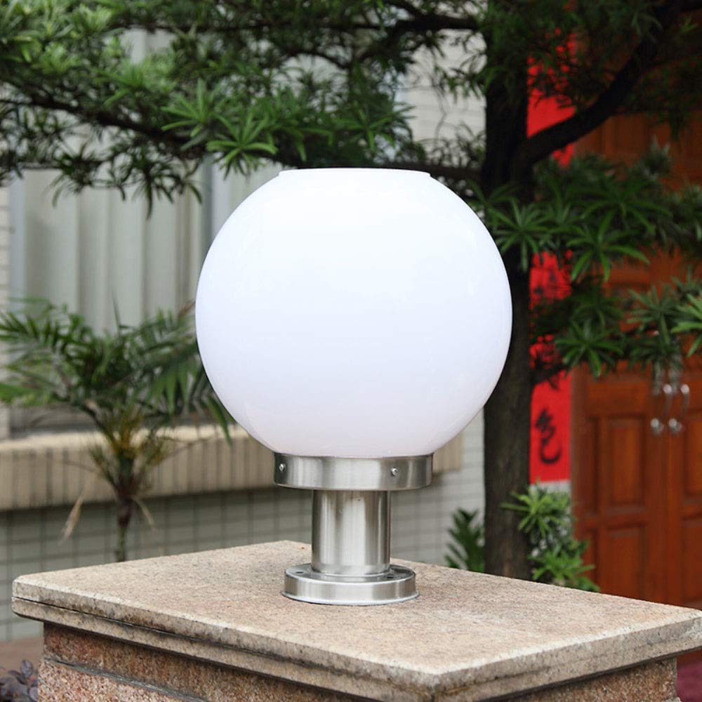 Buitenlicht Solar Ball Filar Światło Drzwi Światło słupka Domowa Ogród Światło Krajobrazu Zewnętrzne Światło Krajobrazu LED Oszczędność Energii Weranda Patio Reflektor Ulica Latarnia Filar Lampa