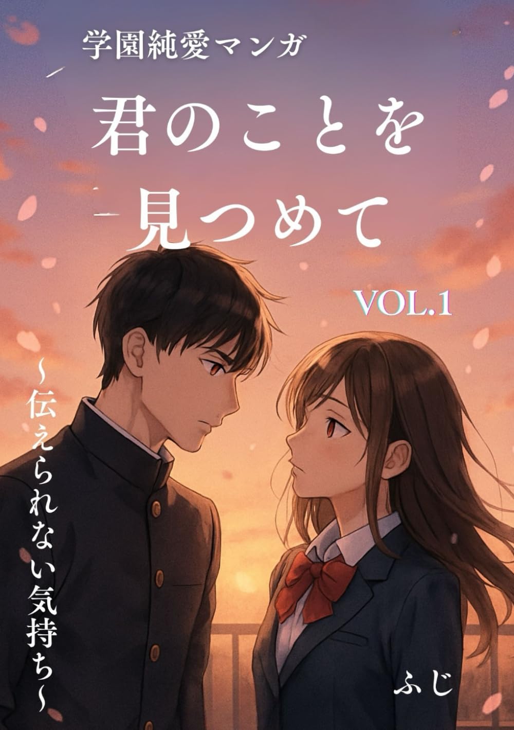 青春純愛マンガ　君のことを見つめて: 伝えられない気持ち