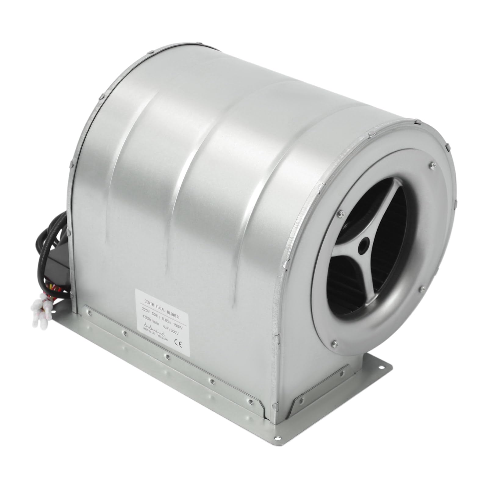 Ventilatore centrifugo 300 W 840 m³/h φ146 x 190 mm, ventilatore radiale per forni industriali, ventilazione e raffreddamento (60 dB, 1300 giri/min)