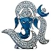 B-Fashionable Om Ganesha Idol (Blue)