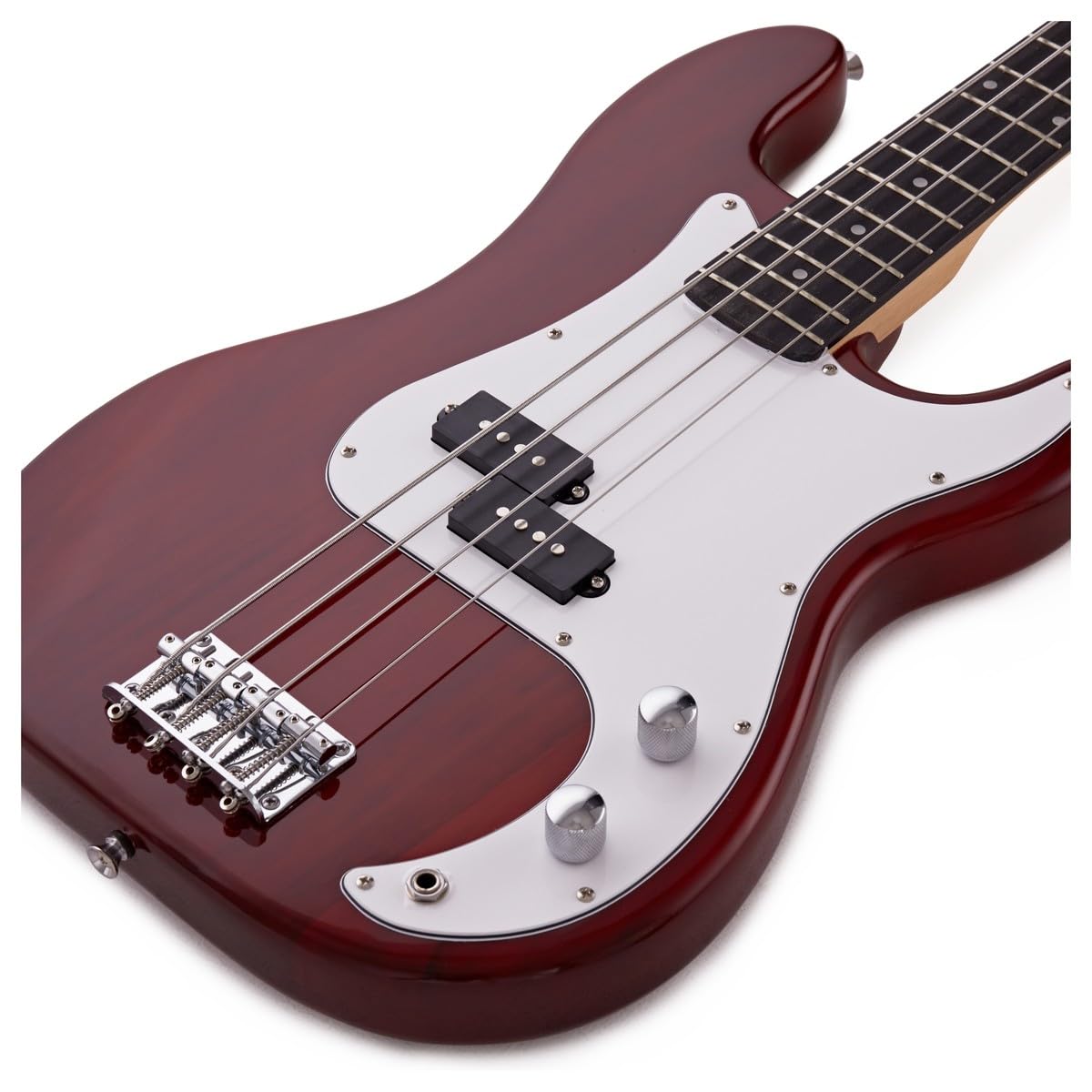 Basso LA di Gear4music, Rosso
