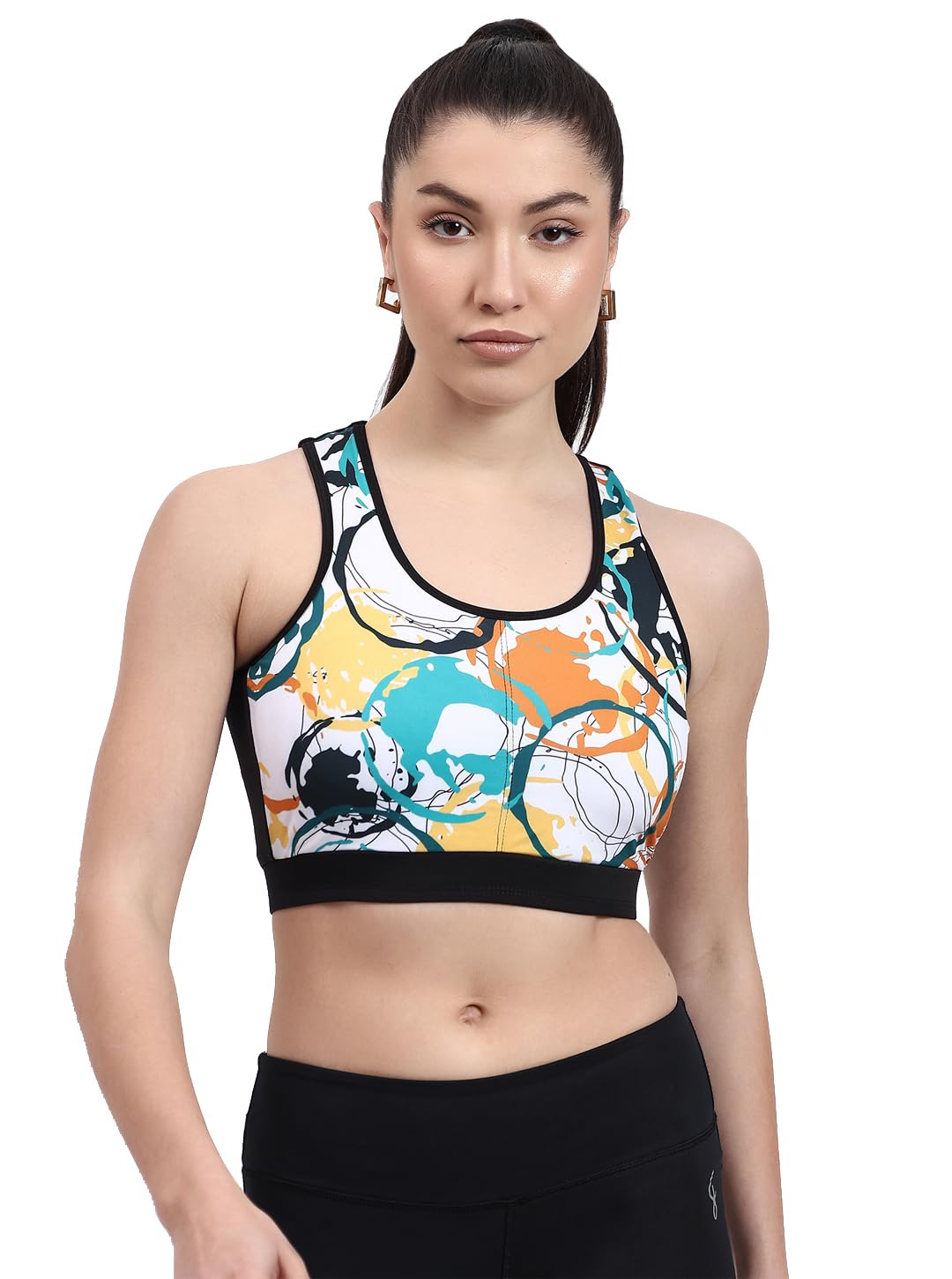 Full Coverage strachable Rapid-Dry Sports Bra with All Day Comfort-image-46