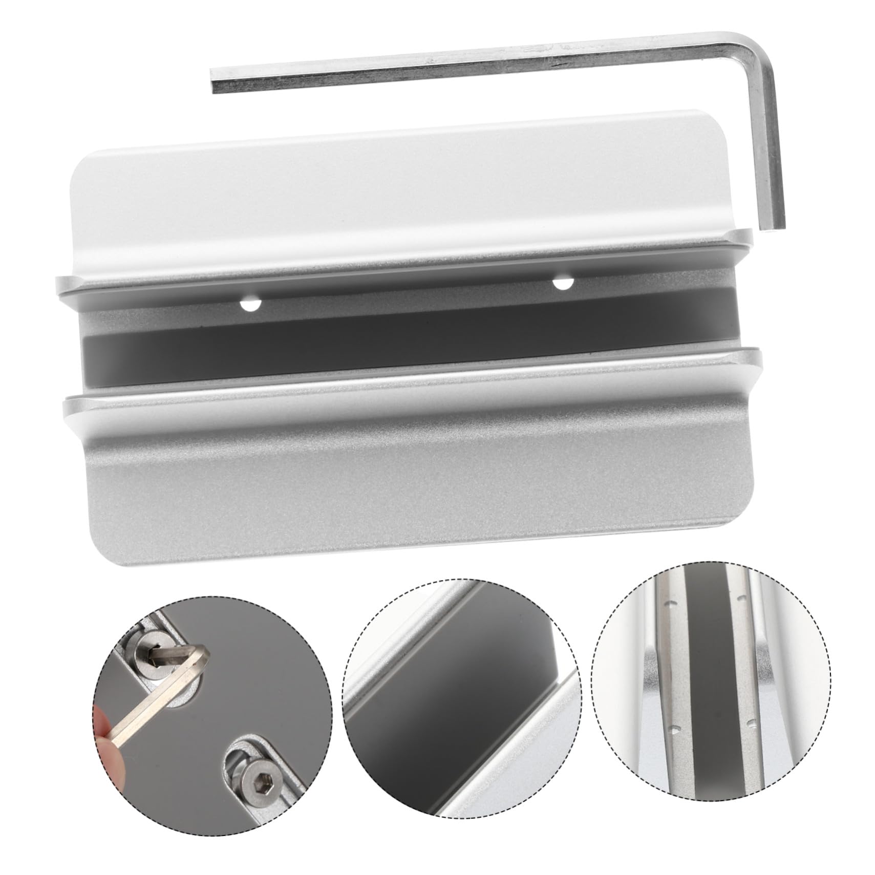 SEWACC Soporte Vertical para Portátil y Tablet de Aleación de Aluminio Anodizado Base Estable y Resistente para Mejor Disipación de Diseño Compacto para Escritorio Compatible con