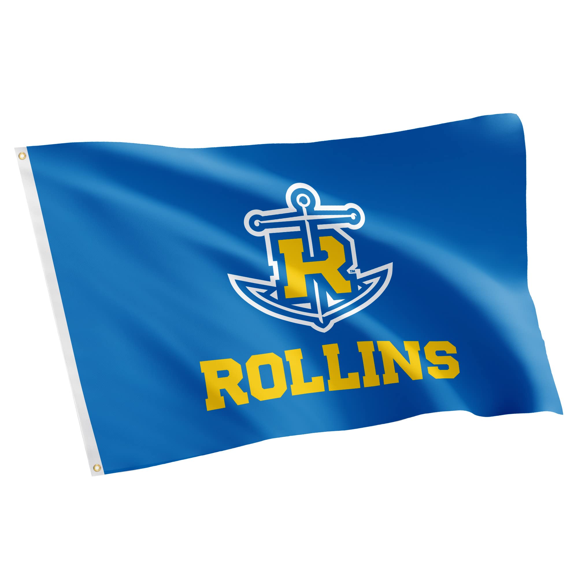 Desert Cactus Rollins College RC Flag - 3 x 5 Feet Tars Banner, Indoor/Outdoor Durable Fabric, 100% Polyester Design (Style 1)