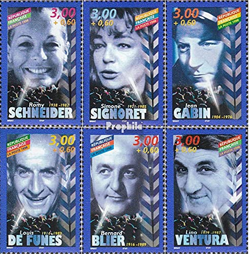 Prophila Collection Frankreich 1998 Filmschauspieler Briefmarken