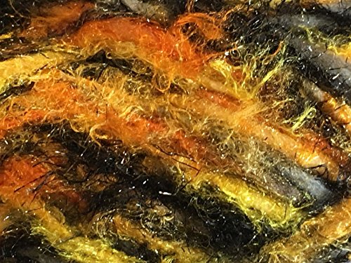 Dark Horse Yarns Grand #108 Yellow Black Orange...