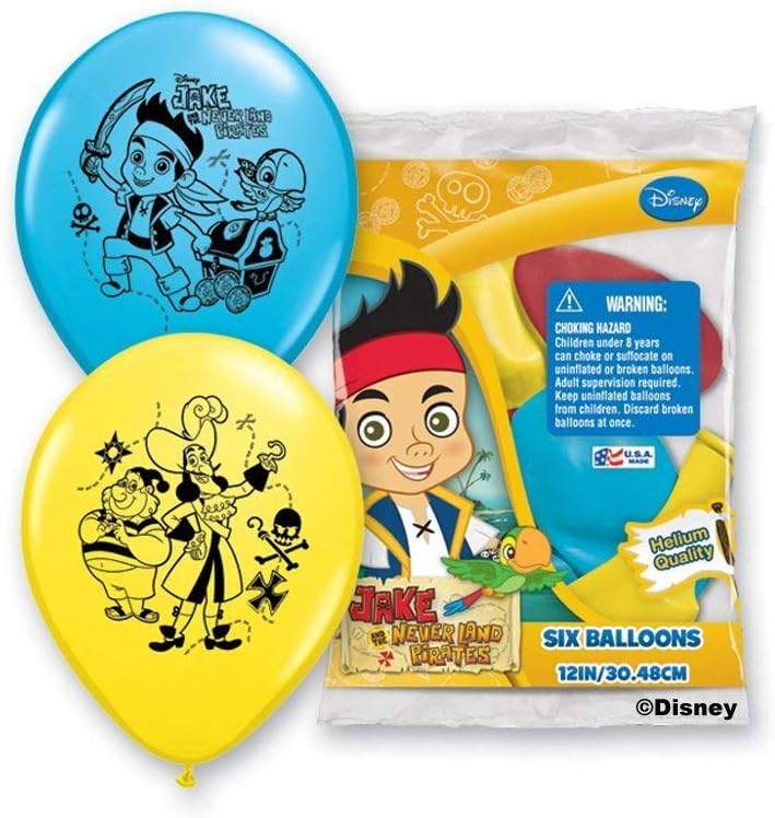 ジェイクとネバーランドパイレーツの誕生日パーティー用品デコレーションバンドルパックには、Happy Birthdayバナー、紙吹雪、