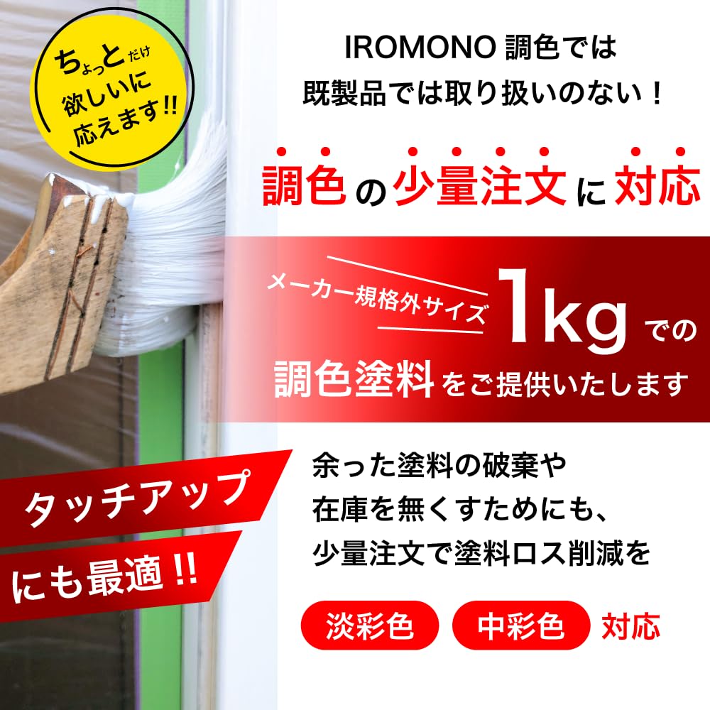 Amazon.co.jp: 塗料 IROMONO調色 水性ケンエース 2㎏ Y 黄 21