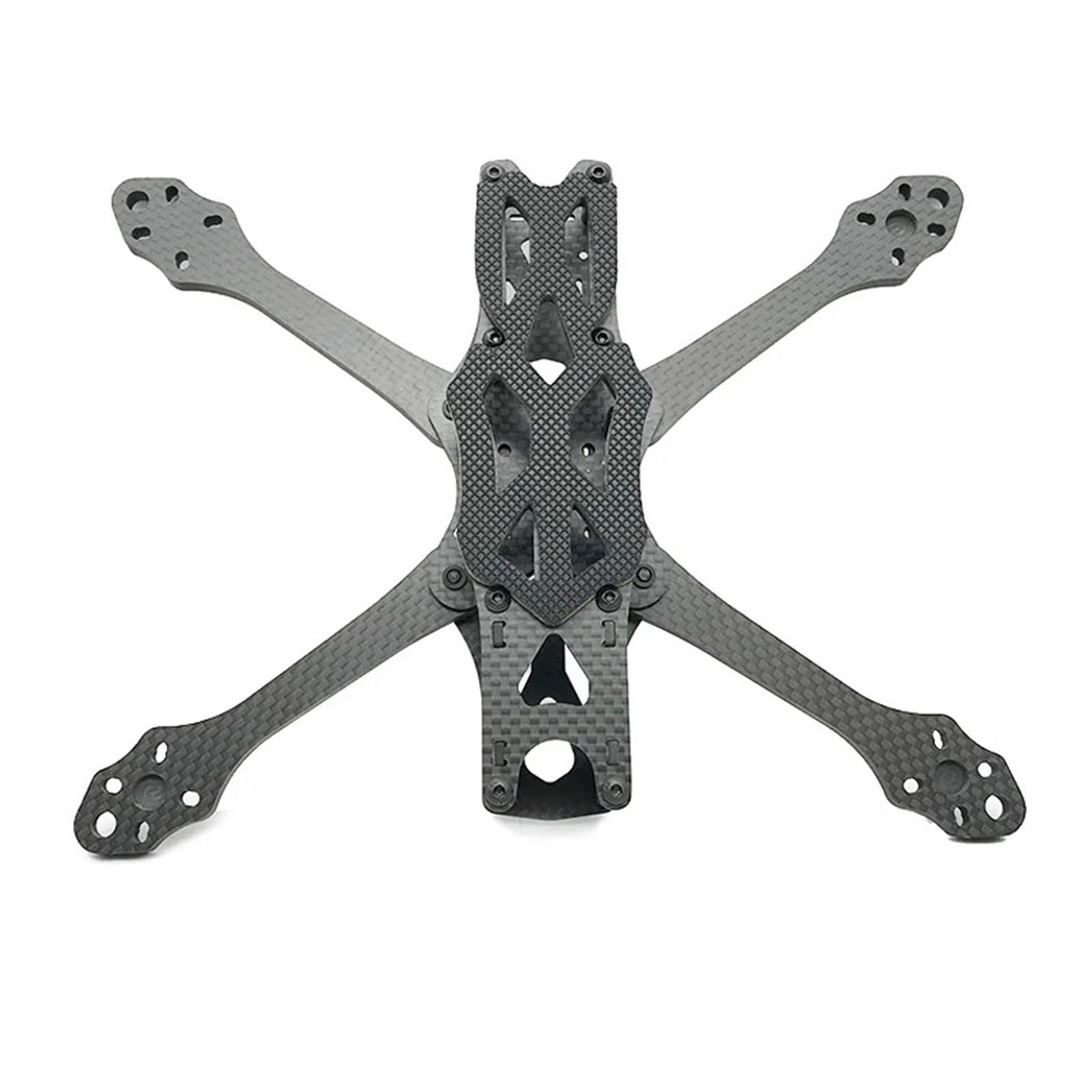 Kit telaio quadricottero, drone corsa fibra di carbonio, braccio 5.5MM | passo 225MM, dimensioni 130*183MM, superiore 2.0MM, inferiore 2.5MM, lato 2.0MM(APEX-5-with-Print)