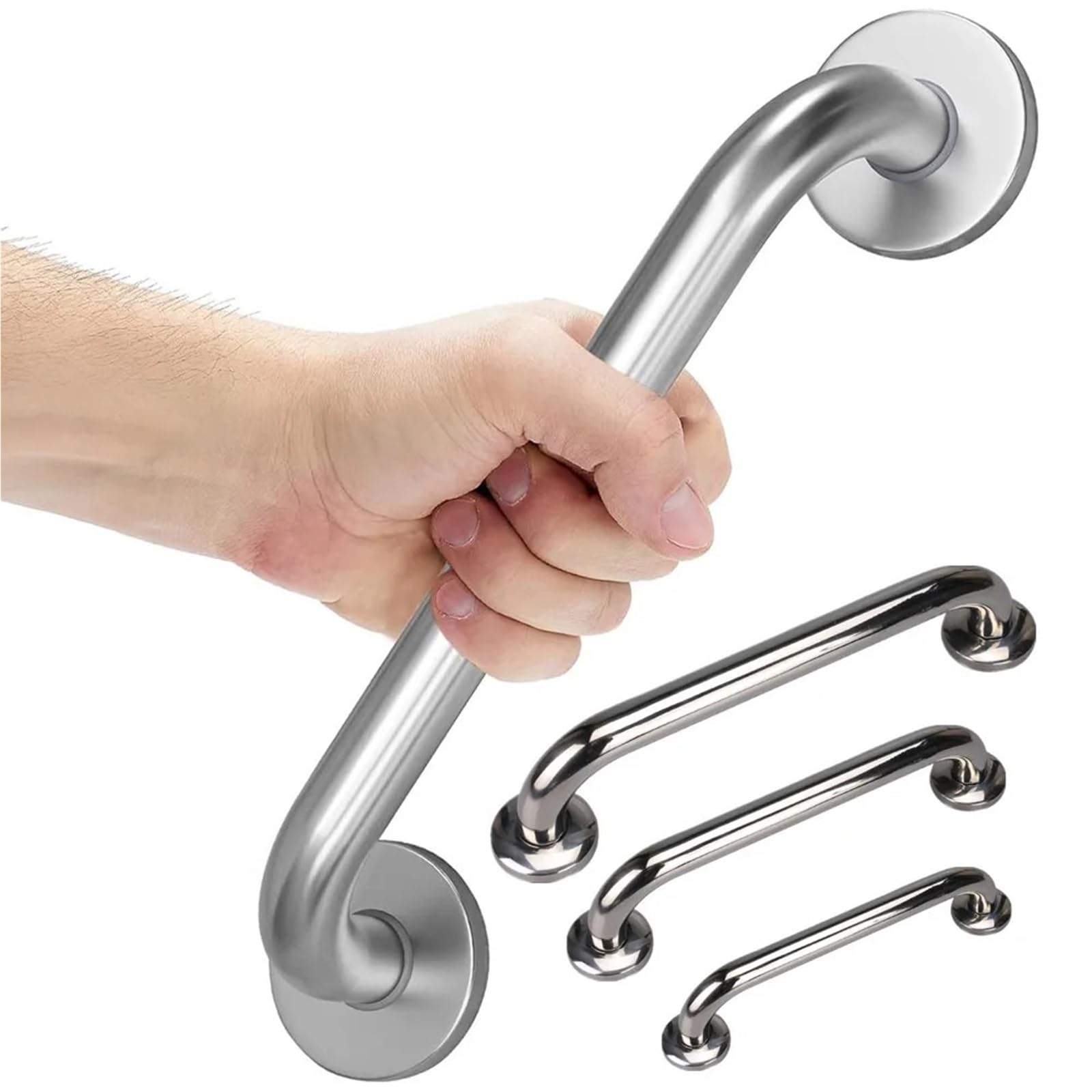 Maniglione da Bagno Maniglie di Sostegno per disabili da 30/40/50 cm, maniglioni per vasche da Bagno, maniglioni di Sostegno di Sicurezza per Anziani(30cm)