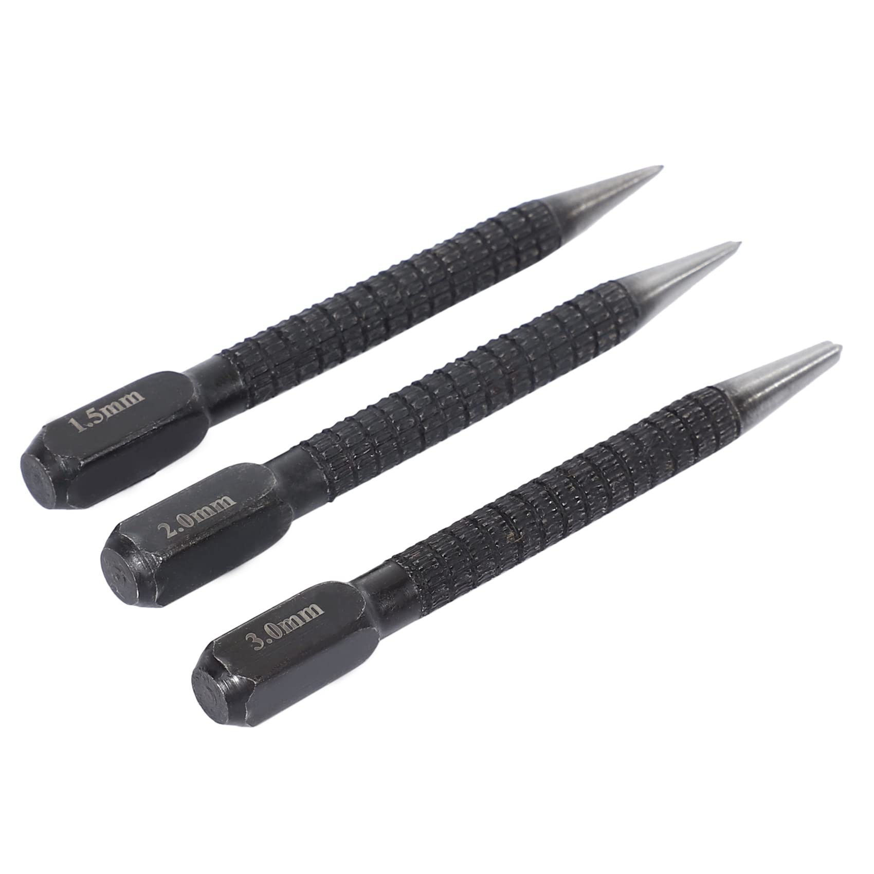 3Pcs Black High-Carbon Steel Center Punch Set 10cm Non Center Punch For Alloy Steel Metal Wood Marking Drilling Tool Center Punches Punches Hand - View #8