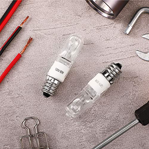 Incandescent Bulb 120V 60W Bulb E12 (Candelabra) Base Krypton Light Bulb (4) #TOP4