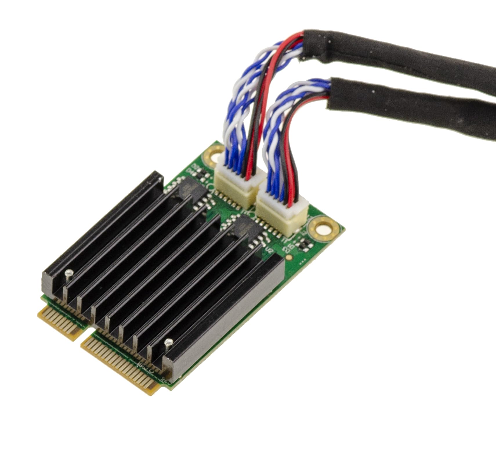 KALEA-INFORMATIQUE Scheda controller di rete Mini PCI Express MiniPCIE con 2 porte RJ45 Dual LAN 2,5 GIGABIT ETHERNET in rame e chipset I226 SRKTV
