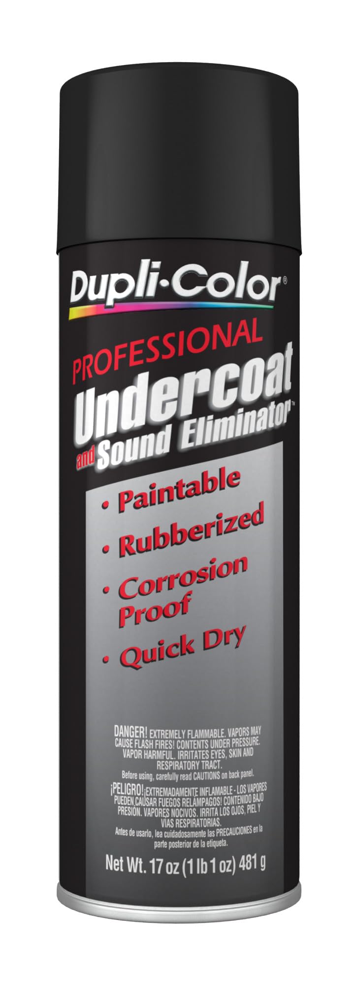 Dupli-Color Professional Automotive Undercoating, Black, 17 oz
