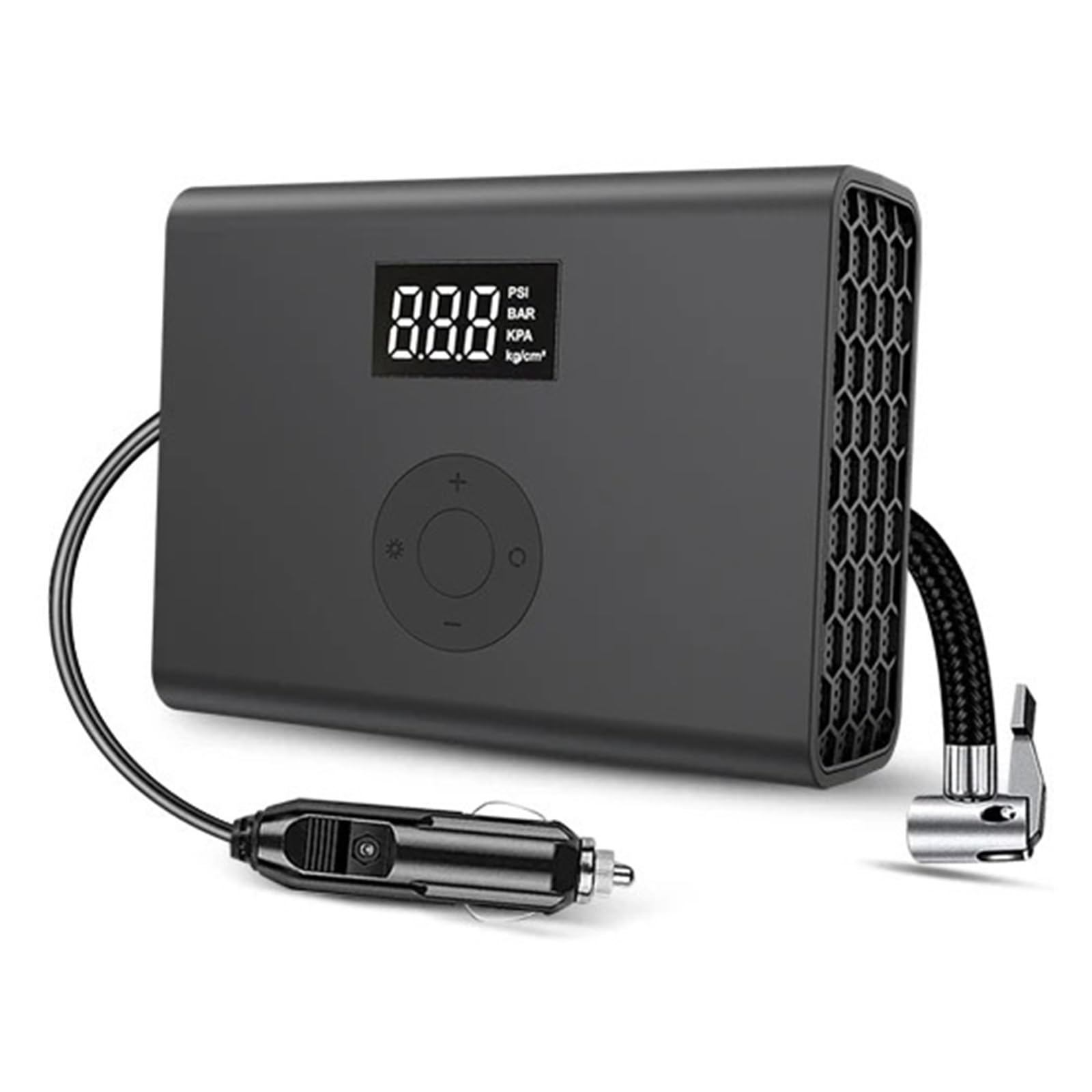 Przenośna Sprężarka Powietrza Mini 12V Nadmuchiwana Pompa Do Opon Samochodowych Z Awaryjnego Nadmuchiwania 150PSI Szybkie Nadmuchiwane Oświetlenie LED Szybki Użyciu