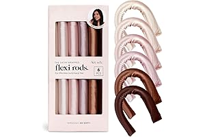 Heatless Overnight Satin Flexi Rods for Effortless Curls