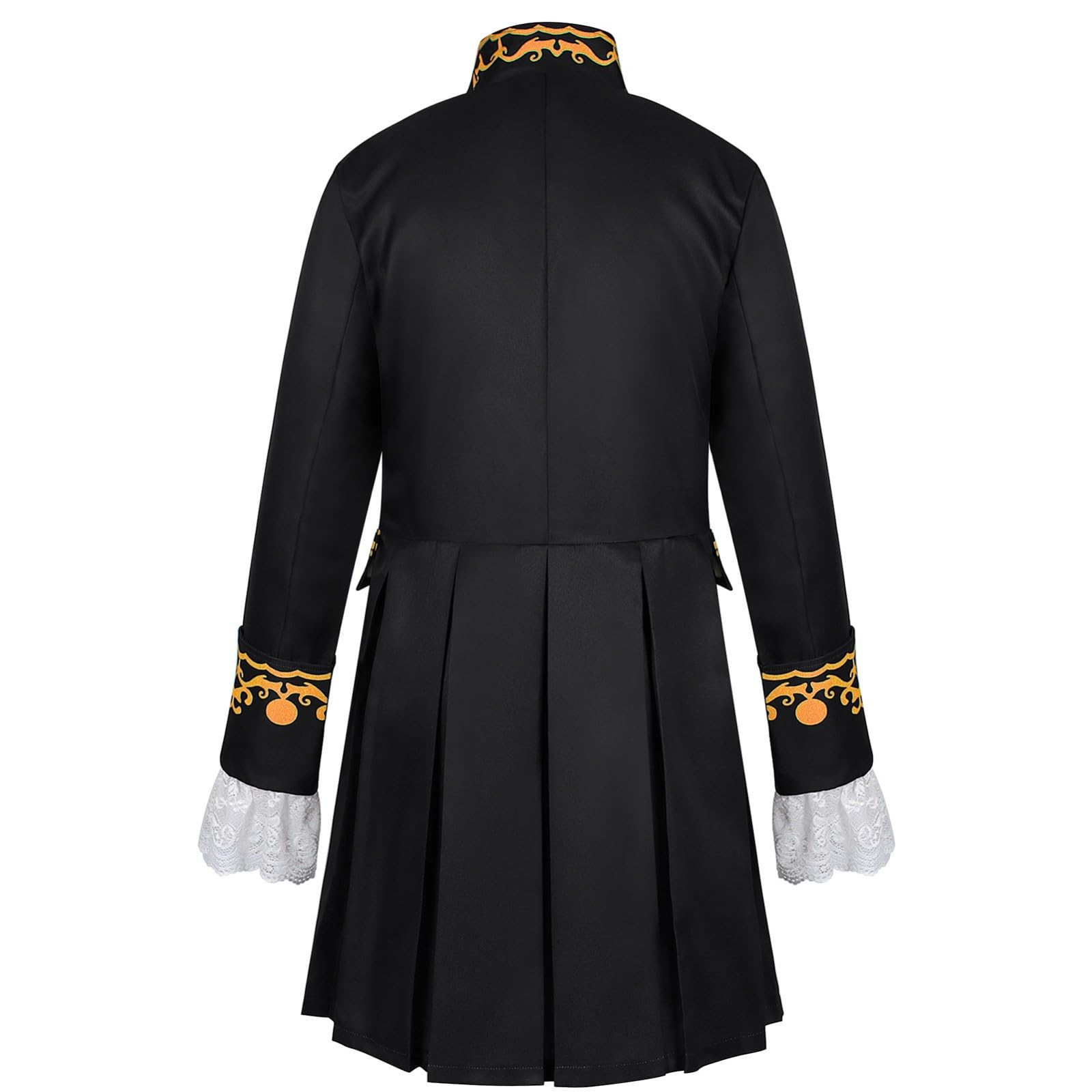 Cappotto lungo da uomo steampunk frack vintage medievale giacca cosplay halloween smoking vittoriano carnevale costume rinascimentale blazer manica lunga gotico abbigliamento da uomo