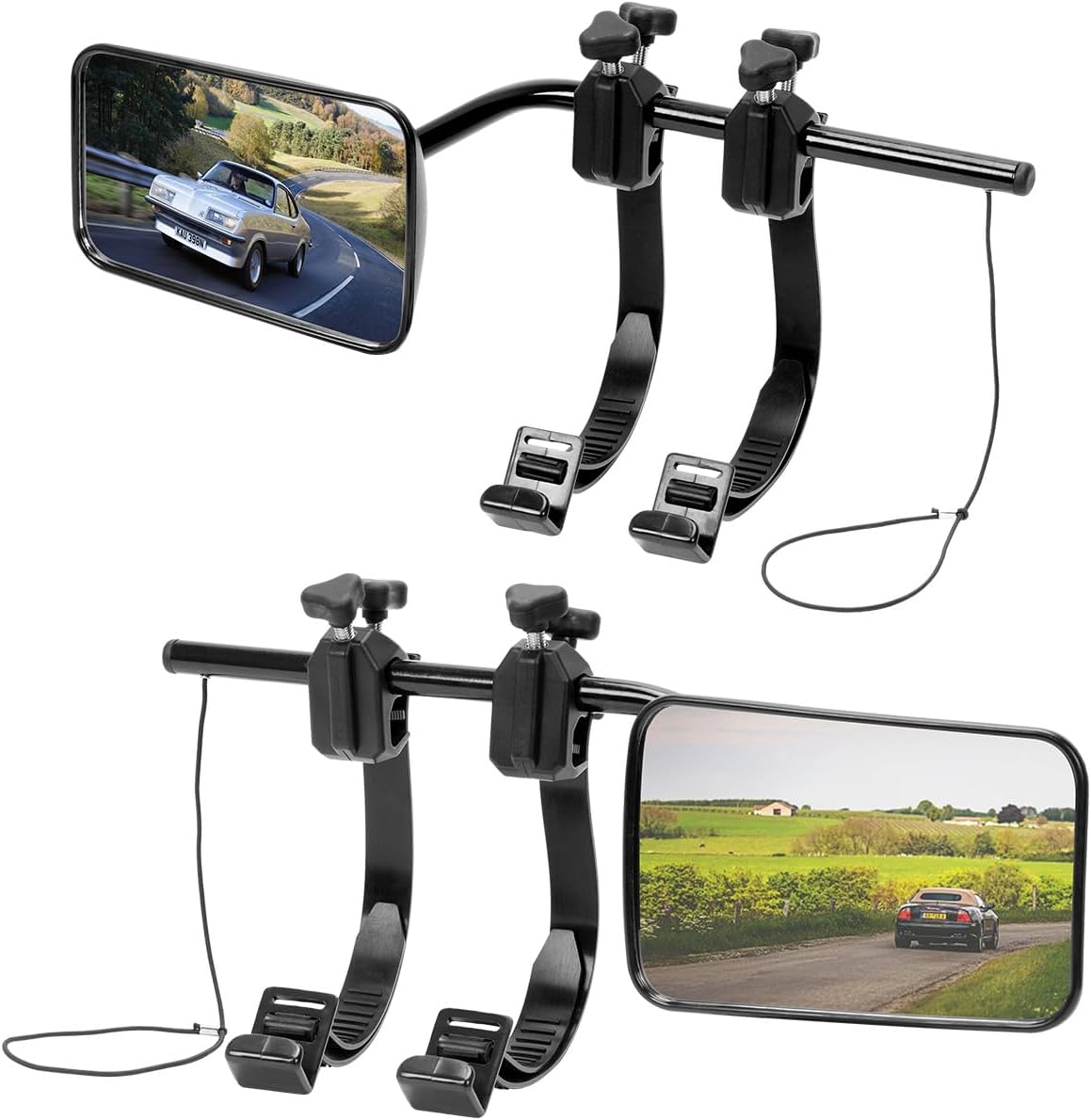 SUPAREE Convex Caravan Towing Mirrors,Caravan Mirrors for Cars