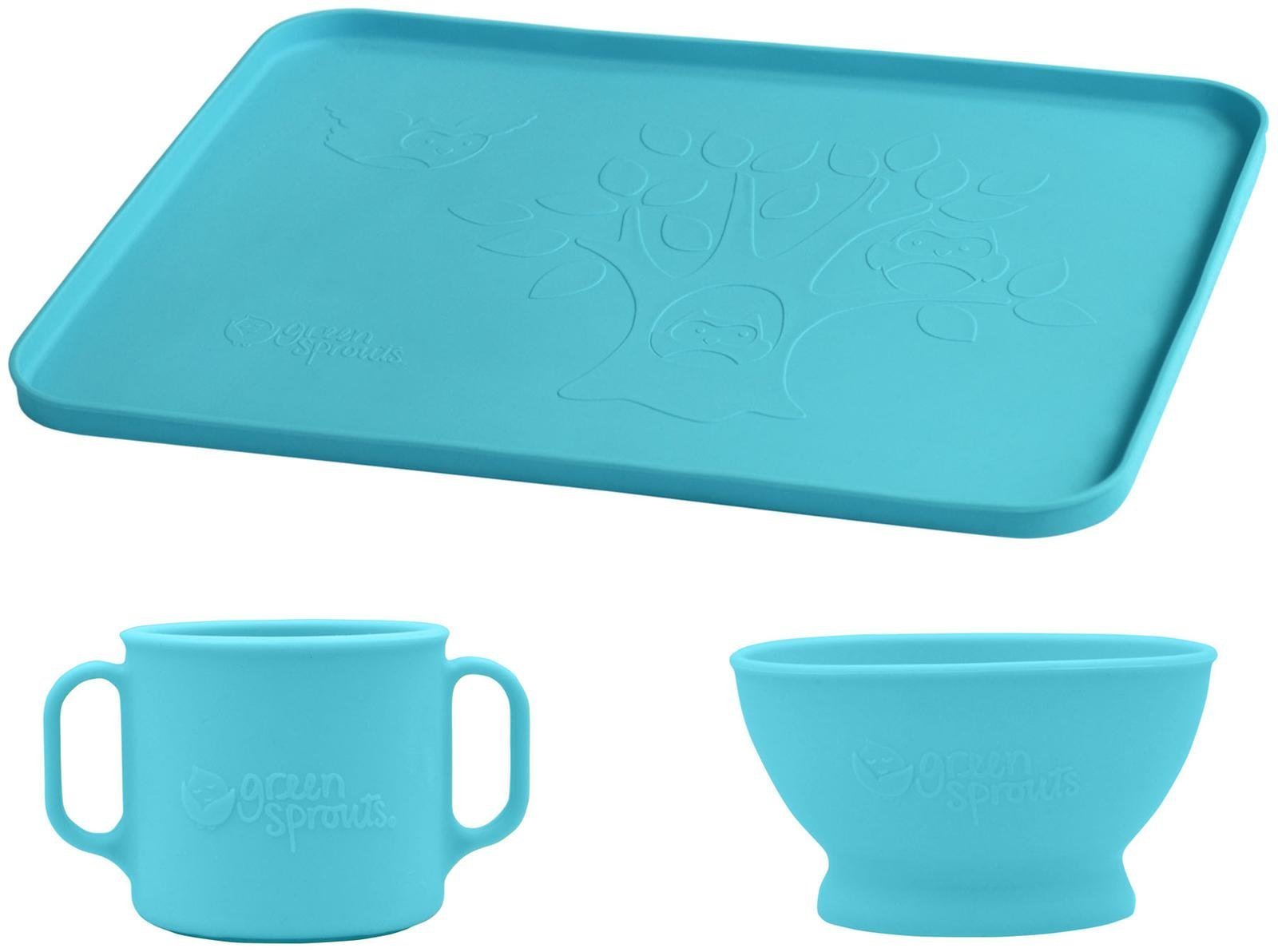 green sprouts by i play. Learning Set, Aqua, 6 Months, 3 Pack