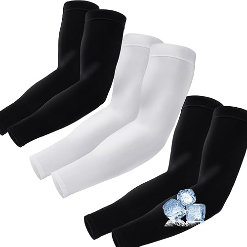 Arm Sleeves Cooling Sports Sleeve Arm Compression Sleeve UV Sun Protection UPF 50 Tattoo Cover Up for Outdoor