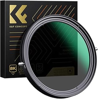 K&F Concept 82mm Variable ND Filter+CPL Circular Polarising Polarizer Filter 2 in 1 Function Graduated Fader Neutral Density Filter MRC 18-Layer ND2 ND4 ND8 ND16 to ND32 No Spox X Issue