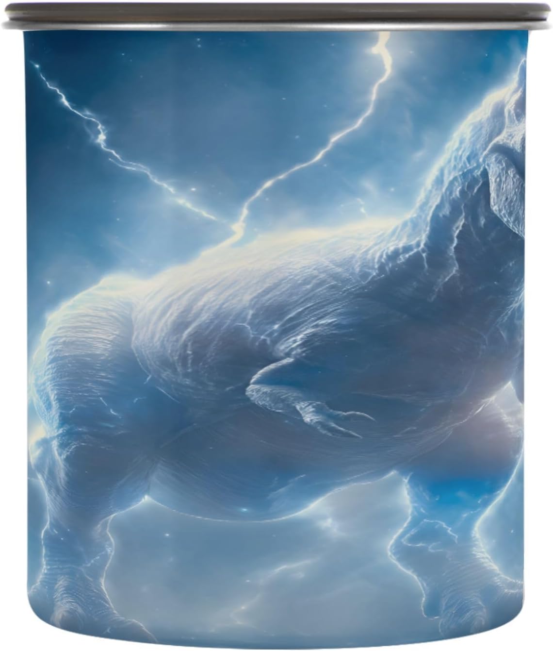 Almacenador de Alimentos ALAZA Dinosaurio Azul 30 oz, Acero Inoxidable