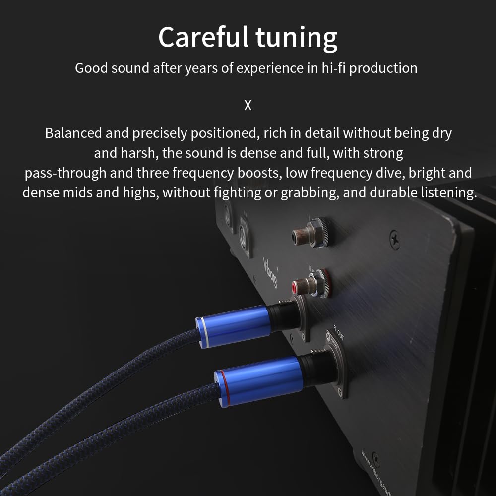 Cavo XLR di fascia alta, cavo audio bilanciato a 3 poli, 1 paio di cavi bilanciati maschio/femmina, per altoparlanti monitor, altoparlanti mixer, microfoni da studio, 1,5 m
