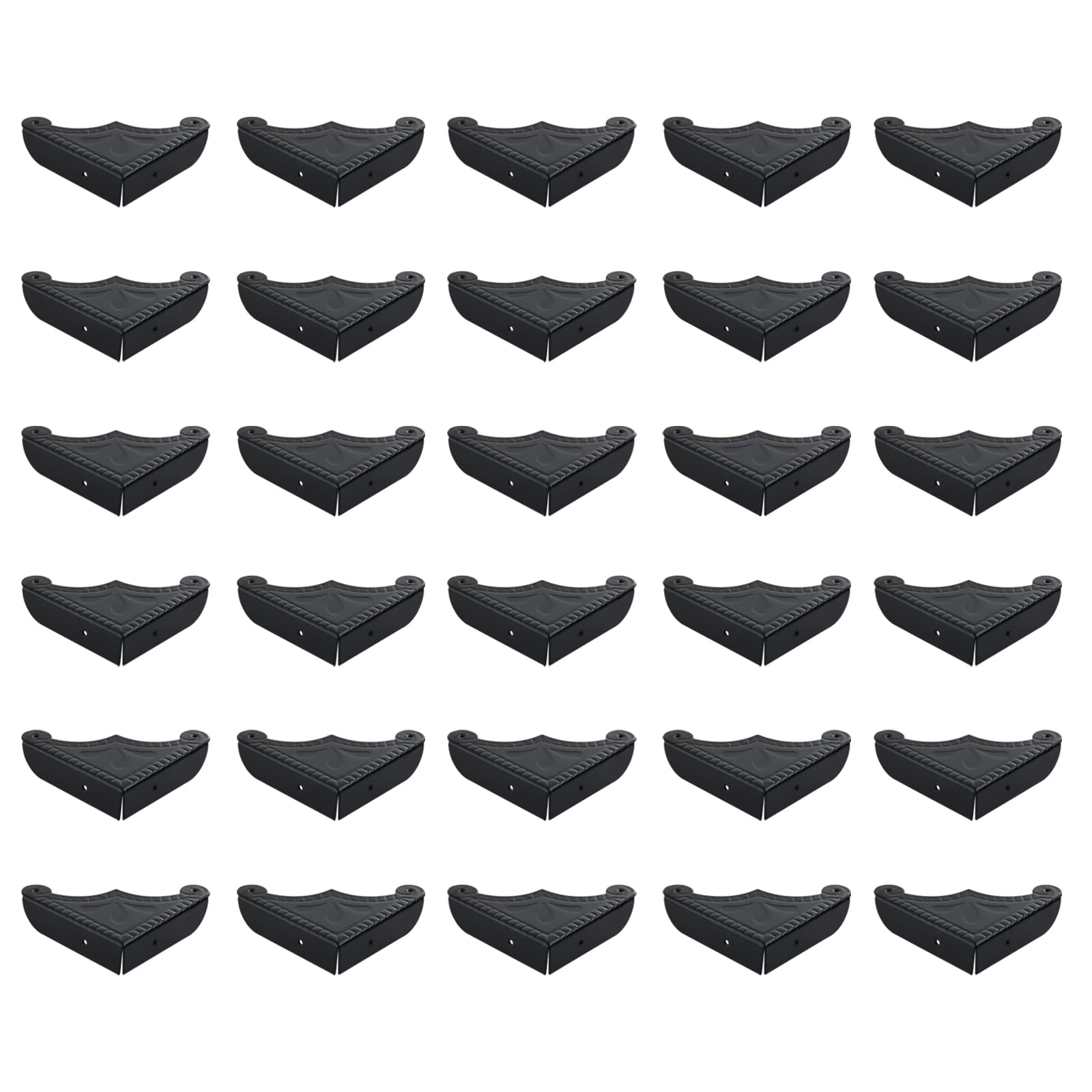 Protections d'angle noires pour meubles armoire bureau boîte à outils lot de 30