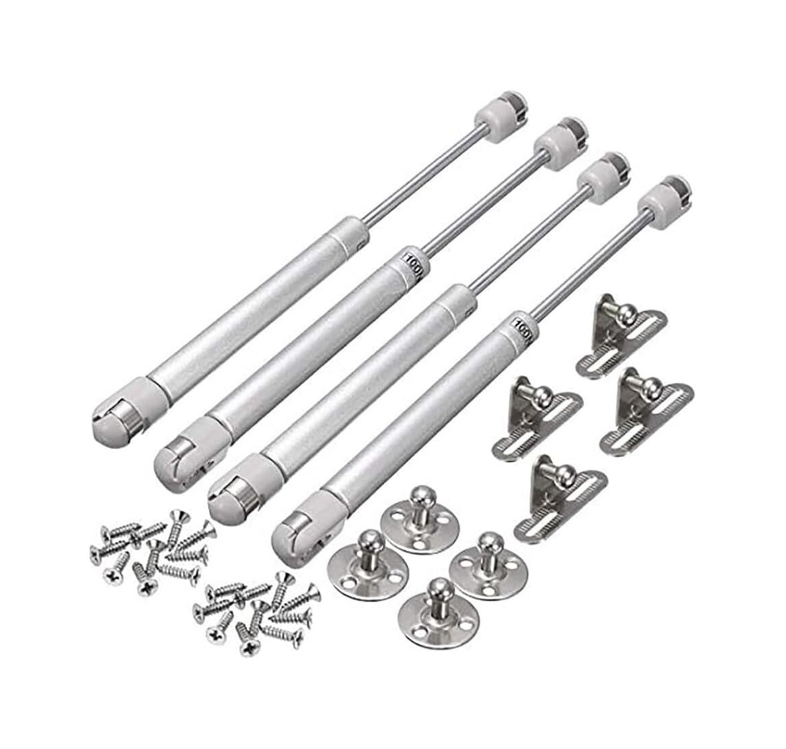 FGJsfhrDTU Gas Struts for Cabinet Doors Pack of 4 Silver 20N-150N(80N)