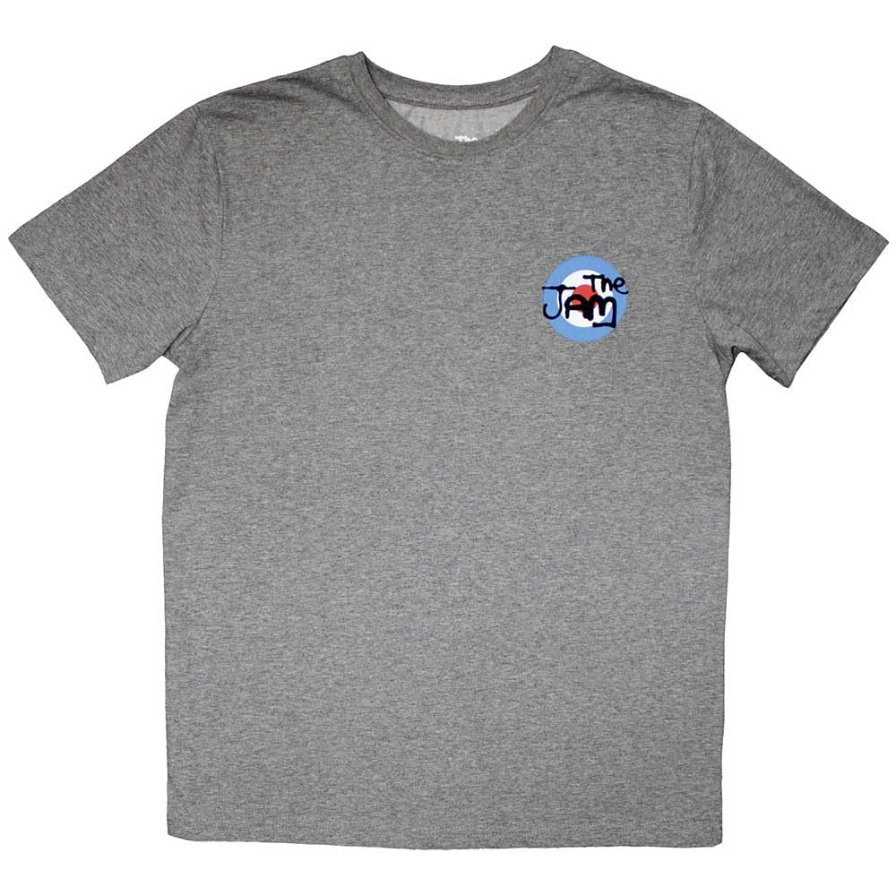 The Jam Mini Target Logo Official Tee T-Shirt Mens Unisex (X-Large) Grey