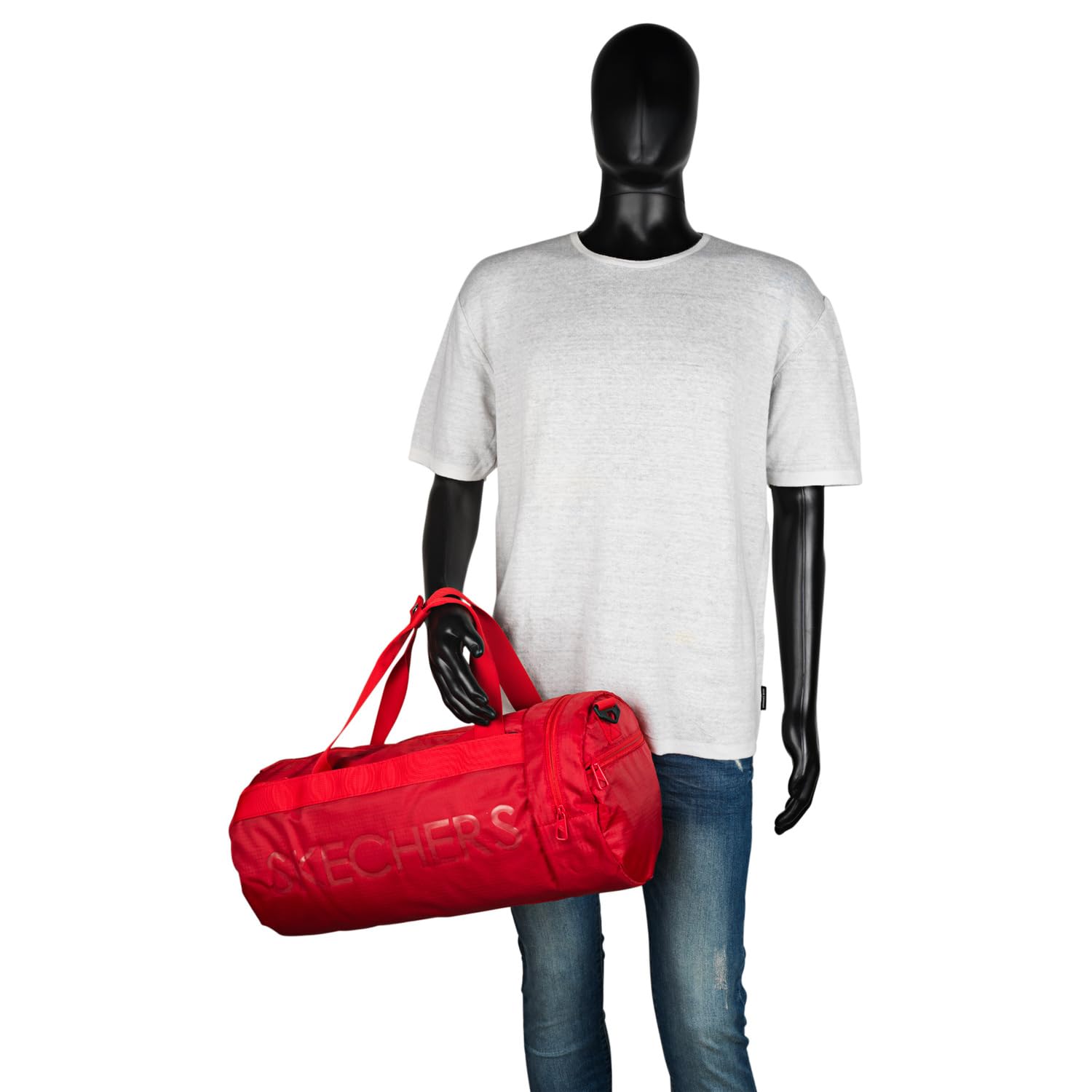 Skechers Bolsa Deporte Unisex Fw22 Versátil para Gimnasio Viaje Mu