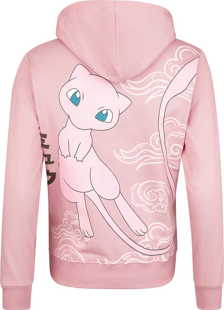 Pokémon Mew Frauen Kapuzenpullover pink Fan-Merch, Gaming