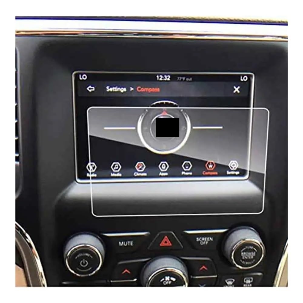 Verre trempé navigation protection écran Cherokee Uconnect 2014 2015 2016 2017 2018