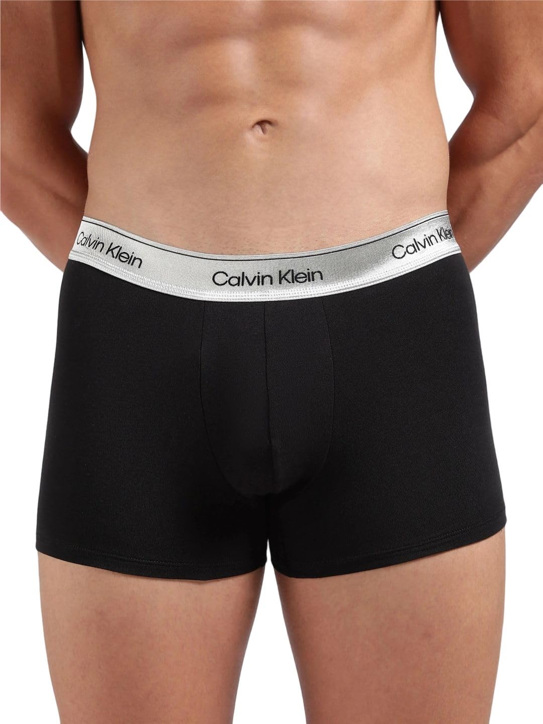 Black Solid mid Rise Trunks - Pack of 3-image-47