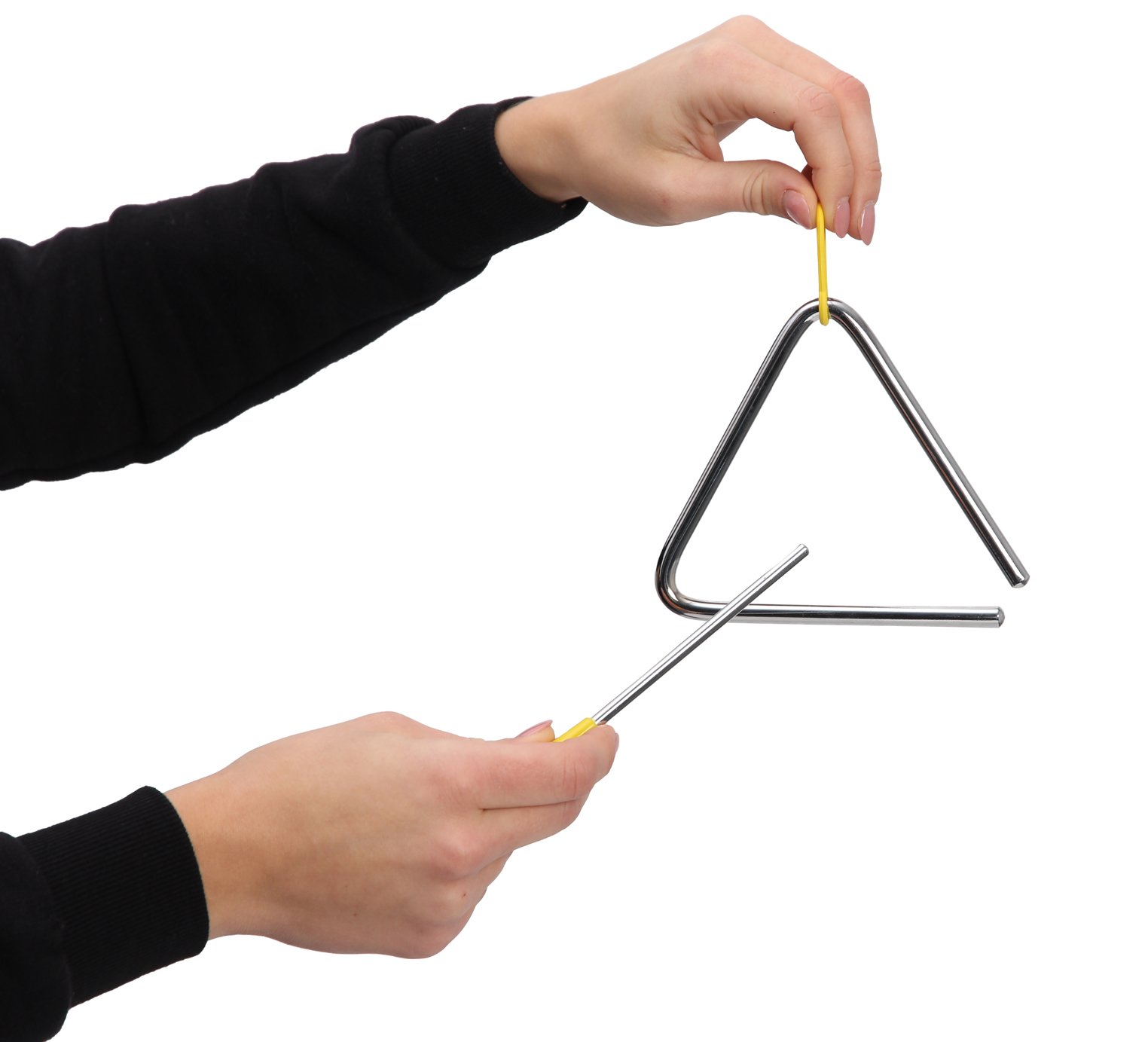 CASCHA Triangle avec mailloche pour Percussion/Eveil musical 13 cm, HH 2004