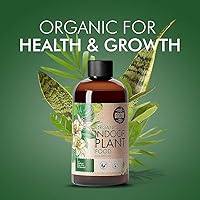 Vista 6 de Alimento orgánico para plantas de interior, fertilizante líquido multiusos, lo mejor para plantas de interior vivas en interiores + plantas comunes