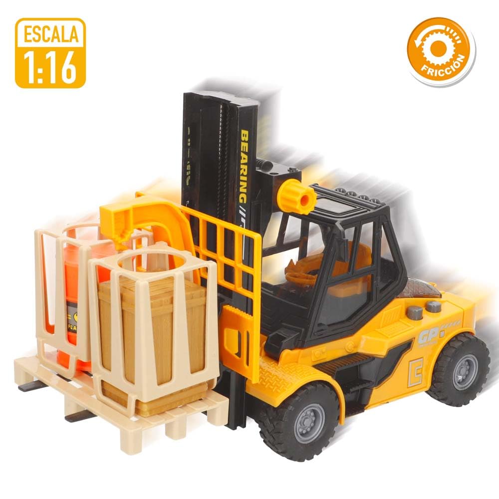 ColorBaby Speed & Go – Camión Tráiler Con Lancha De Juguete – Escala 1:14, Luces, Sonidos Y Sistema De Fricción – Incluye Pilas – Para Niños De 3 Años En Adelante