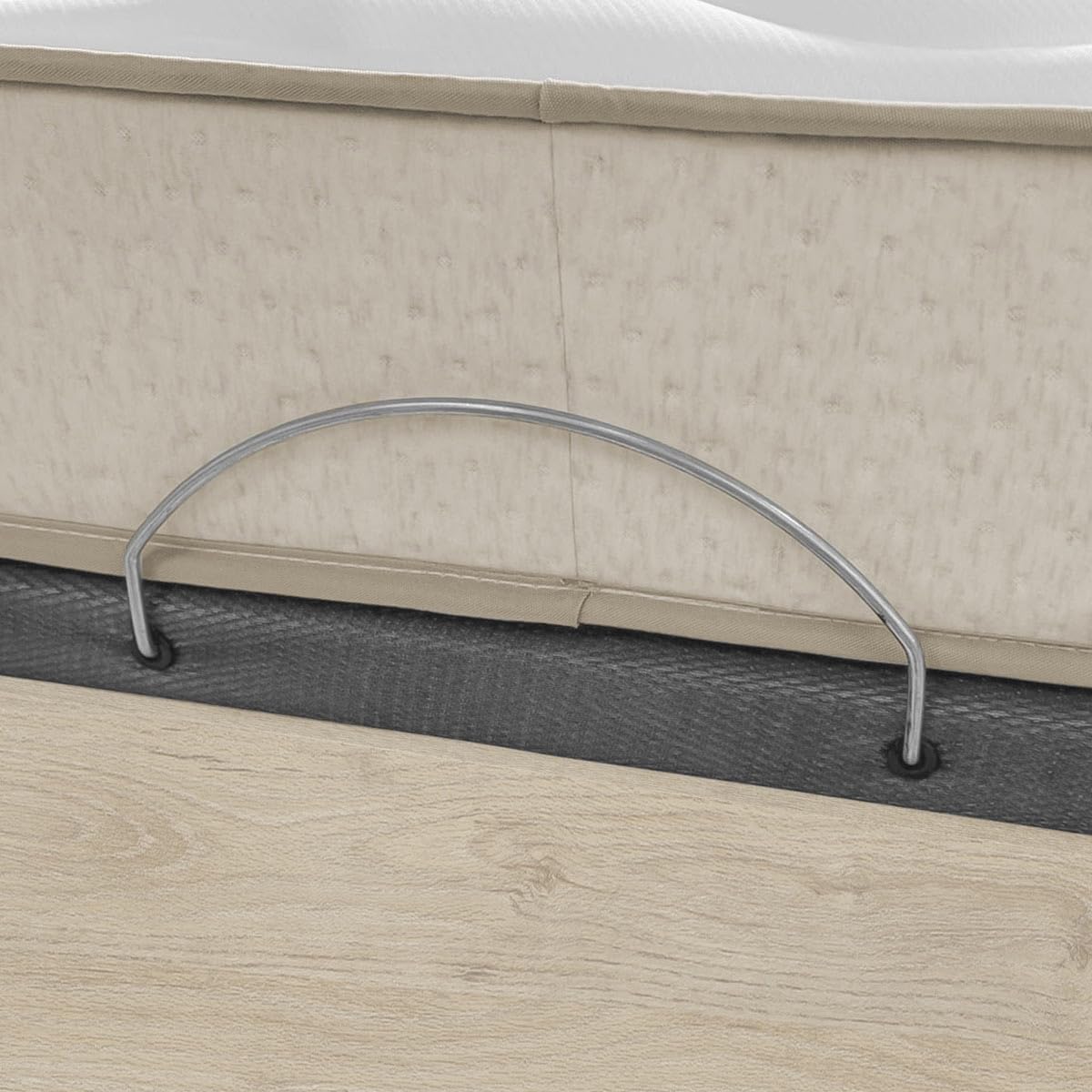 DEKIT - Pack Ahorro Dormitorio Canapé Nest con 1 Colchón viscoelástico Nova 150 x 190 cm, Altura 20 cm