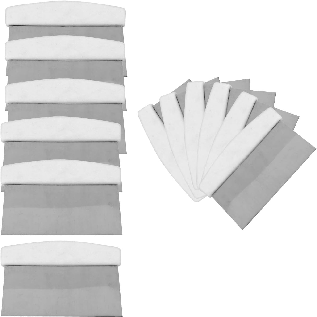 Stainless Steel Bench Scraper, Chopper Dough Scraper with