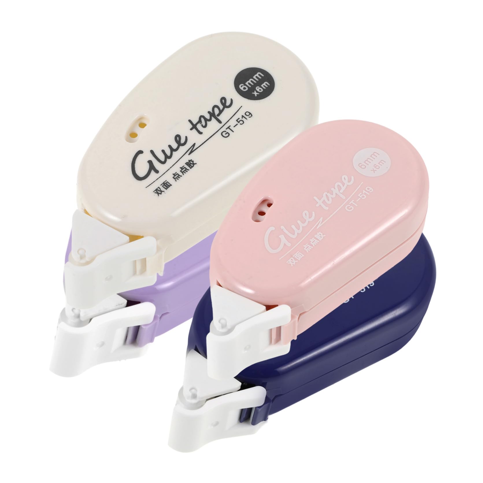 SEWACC 20piezas Cinta Adhesiva Doble Cara Cinta De Pegamento Roller Recarga para Scrapbooking Adhesivos Transparentes De Alta Resistencia para Manualidades y Oficina