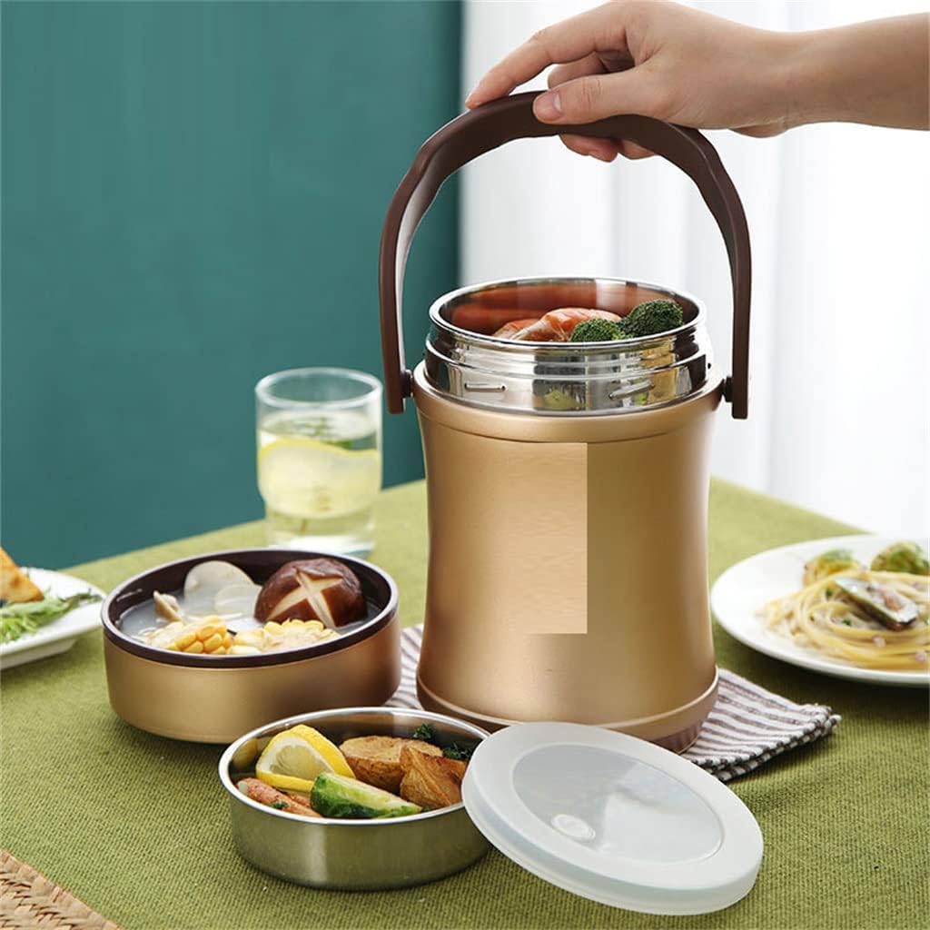 Thickened Stainless Steel Insulated Lifting Pot, Lunch Box, And