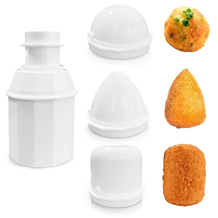 Onigiri Form 3 in 1, set di stampi fai da te per palline di riso, riutilizzabile Onigiri, stampo multiuso per palline di riso, polpette fritte, utensili da pranzo