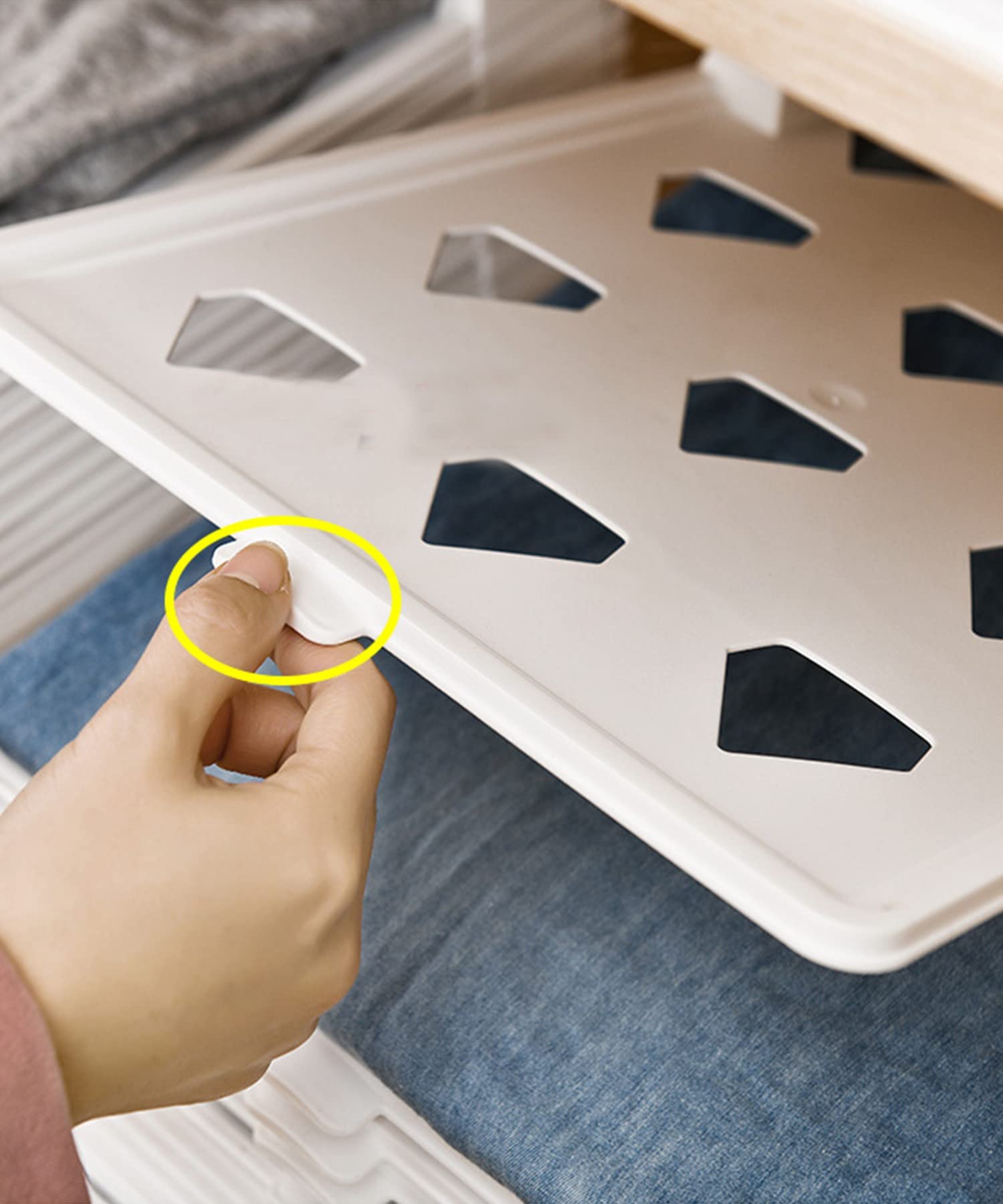 Amazon｜折りたたみボード積み重ね衣類収納 1枚 ボード 衣類収納