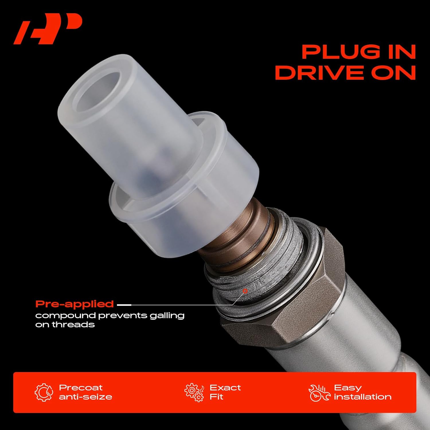 A-Premium O2 Oxygen Sensor Compatible with Mazda 5 2012-2015, L4 2.5L, Upstream, Bank 1 Sensor 1, Replace# L5E2188G1