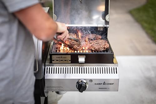 Miniatura 4 de Camp Chef Sidekick Sear - Incluye caja de barbacoa para parrilla de pellets - Accesorio para cocinar al aire libre - Sear & Grill con facilidad -