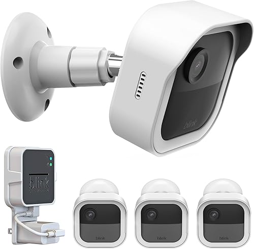 Soporte de pared para Blink Outdoor 4 (4. generación) y Blink Outdoor (3 generación), paquete de 3 carcasa protectora resistente a la intemperie y