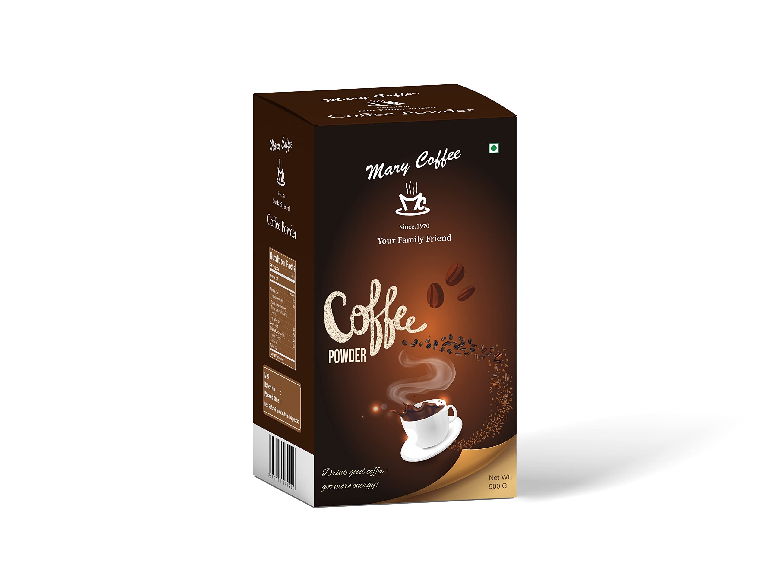Mary Coffee Energetic Bourbon Arabica coffee of 500 gm (0.500) (B09JBPSNTV) Amazon Price History, Amazon Price Tracker